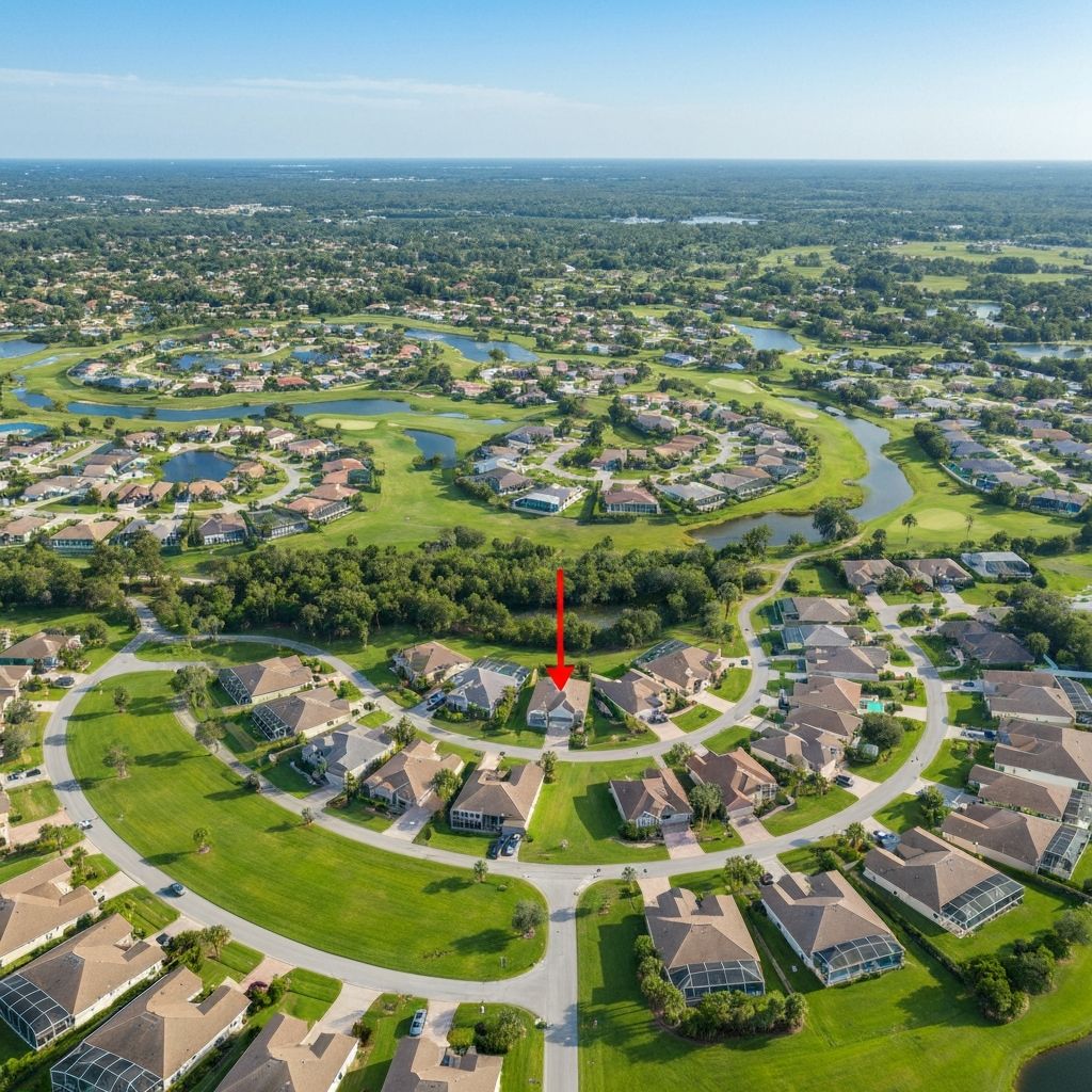Rotonda West, Florida residential area