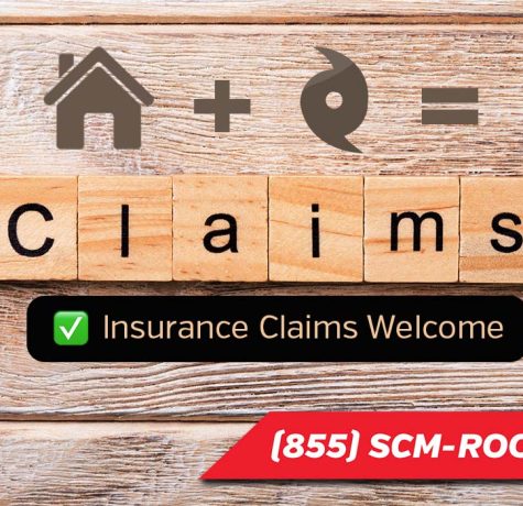insurance claims graphic for storms in Florida and SCM Roofing contact number 855-726-7663